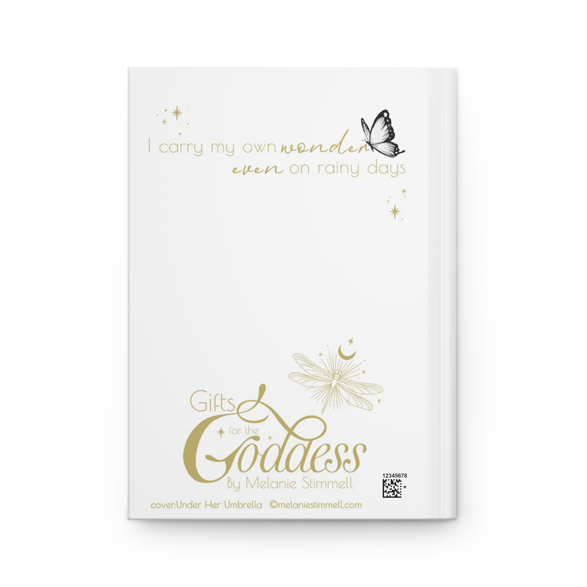 Victorian Butterfly Hardcover Journal — Under Her Umbrella Art Notebook - Image 2